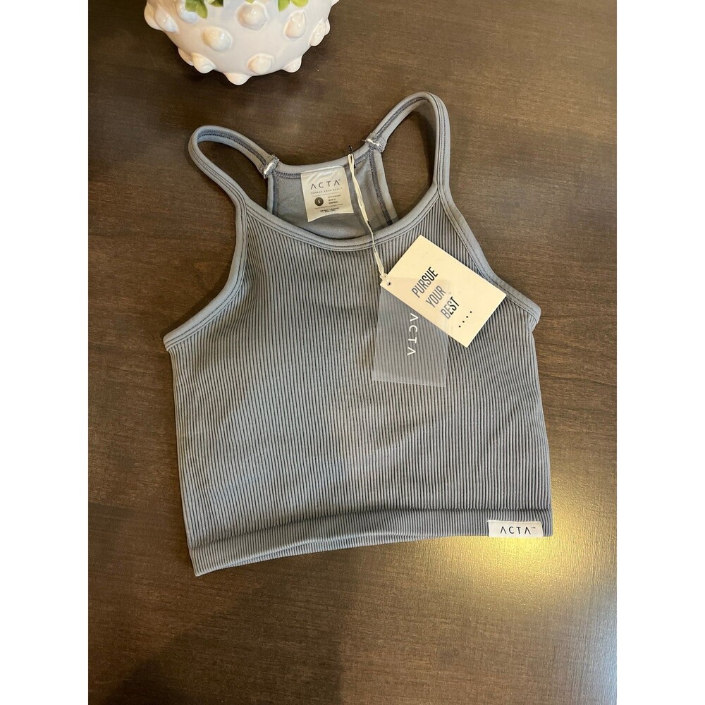 ACTA ribbed sports bra NWT
